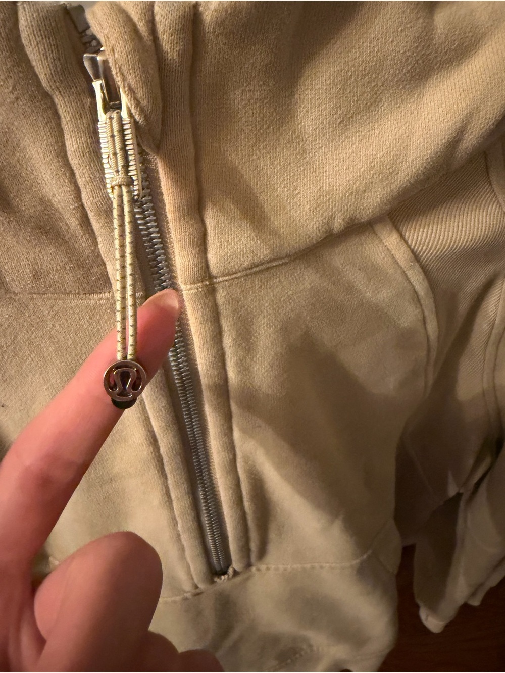 Lululemon half zip scuba hoodie Filbert tan - Picture 3 of 5
